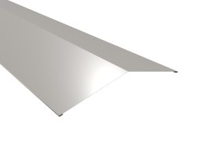 Firstblech, flach, 250x250 mm - 150° Stahl= 0,50 mm, 25µm Polyester/RSB