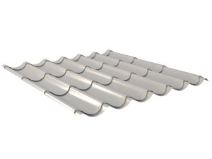 Typ 2/1060LV, RAL 7035-lichtgrau D=0,50 mm, 25µm Polyester/RSB