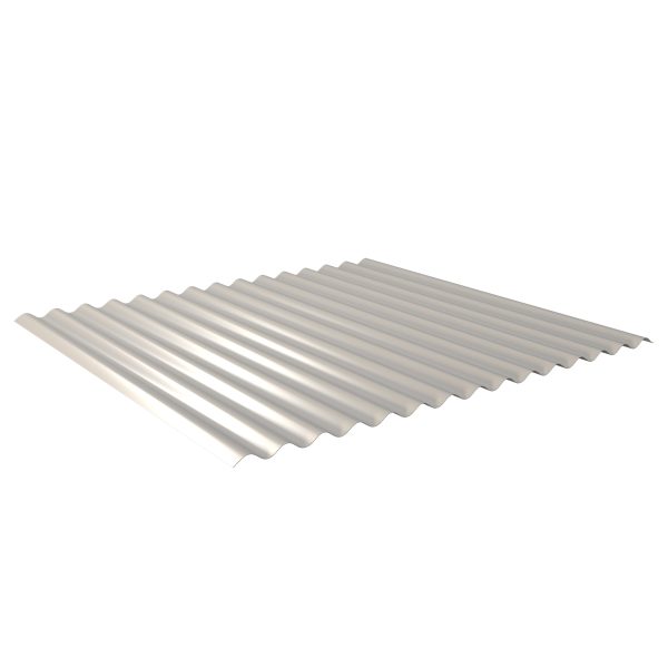 W-1/1064LA, RAL 7035-lichtgrau Profil 76/18-Sinus, D=0,50 mm, 25µm Polyester/RSB