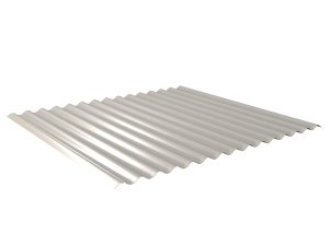 W-1/1064LK, RAL 7035-lichtgrau Profil 76/18-Sinus, D=0,50 mm, 25µm Polyester/RSB