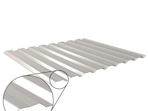 W-20/1100LAZ, RAL 7035-lichtgrau D=0,50 mm, 25µm Polyester/RSB