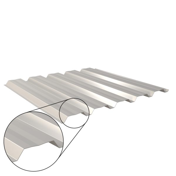 W-35/1035LAZ, RAL 7035-lichtgrau D=0,50 mm, 25µm Polyester/RSB