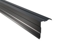 Ortgangwinkel, gesickt, 160x115 mm - 90° Stahl= 0,50 mm, 25µm Polyester/RSB