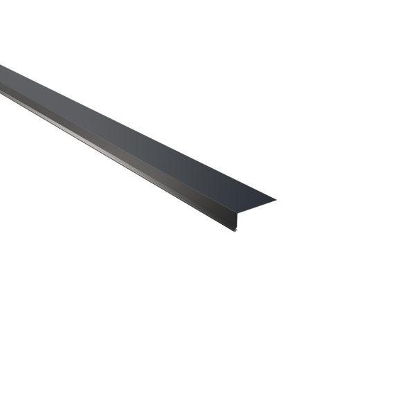 Traufenblech, 30x80 mm - 90° Stahl= 0,50 mm, 25µm Polyester/RSB