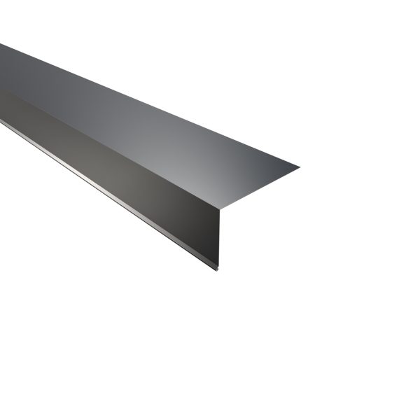Traufenblech, 100x160 mm - 100° Stahl= 0,50 mm, 25µm Polyester/RSB