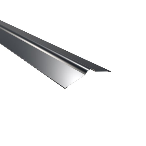 Firstbleche, flach, 140x140x2000 mm 25µm Polyester, RAL 7016-anthrazitgrau