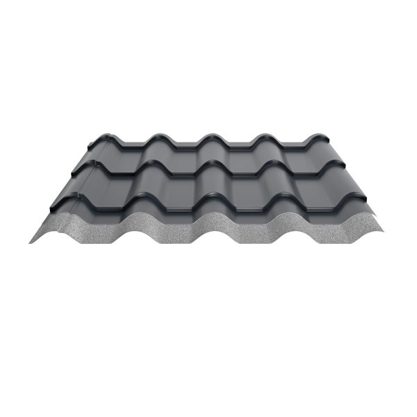 Typ Europa, RAL 7016-anthrazitgrau D=0,50 mm, 25µm Polyester/RSB