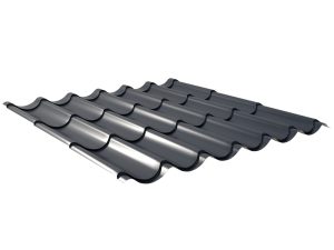 Typ 2/1060, RAL 7016-anthrazitgrau D=0,50 mm, 25µm Polyester/RSB