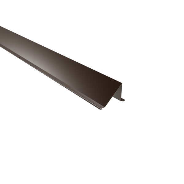 Schneefangbleche, 20x105x75x20x2000 mm Stahl= 0,50 mm, 25µm Polyester/RSB