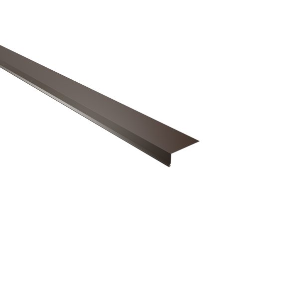 Traufenblech, 30x80 mm - 95° Stahl= 0,50 mm, 25µm Polyester/RSB