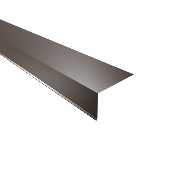 Traufenblech, 100x160 mm - 100° Stahl= 0,50 mm, 25µm Polyester/RSB