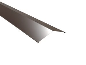Firstblech, flach, 145x145 mm - 140° Stahl= 0,50 mm, 25µm Polyester/RSB