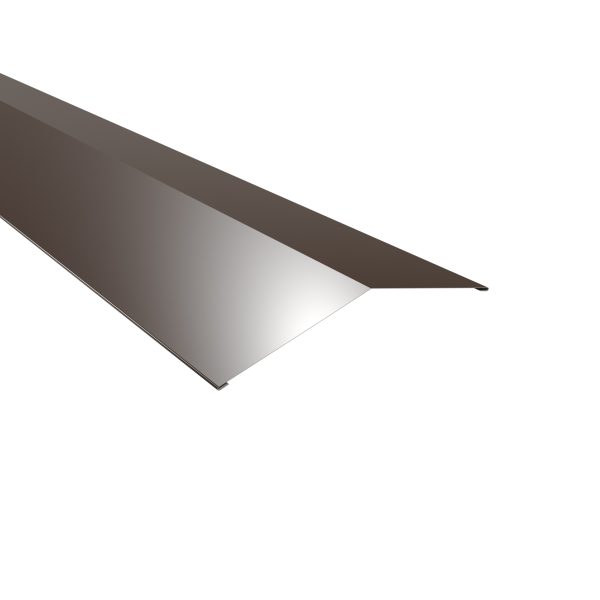 Firstblech, flach, 198x198 mm - 150° Stahl= 0,50 mm, 25µm Polyester/RSB