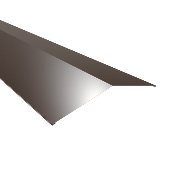 Firstblech, flach, 250x250 mm - 150° Stahl= 0,50 mm, 25µm Polyester/RSB