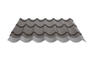 Typ 2/1060LV, RAL 8014-sepiabraun D=0,50 mm, 25µm Polyester/RSB