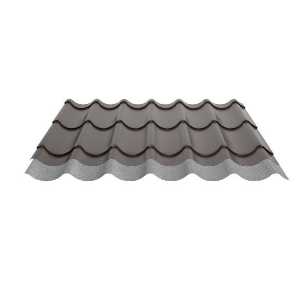 Typ 2/1060LK, RAL 8014-sepiabraun D=0,50 mm, 25µm Polyester/RSB