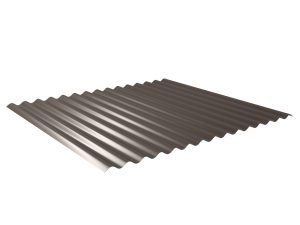 W-1/1064LK, RAL 8014-sepiabraun Profil 76/18-Sinus, D=0,50 mm, 25µm Polyester/RSB