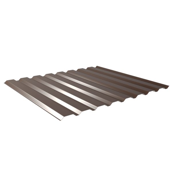 W-20/1100SC, RAL 8014-sepiabraun D=0,50 mm, 25µm Polyester/RSB