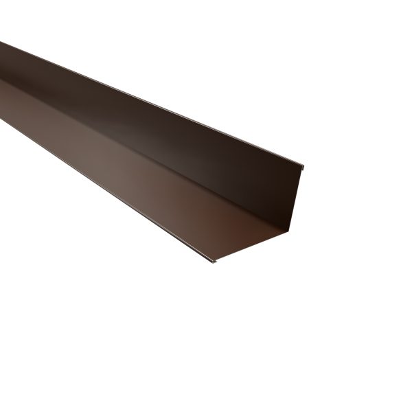 Wandanschluß, 160x115 mm - 100° Stahl= 0,50 mm, 25µm Polyester/RSB