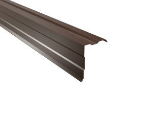 Ortgangwinkel, gesickt, 160x115 mm - 90° Stahl= 0,50 mm, 25µm Polyester/RSB