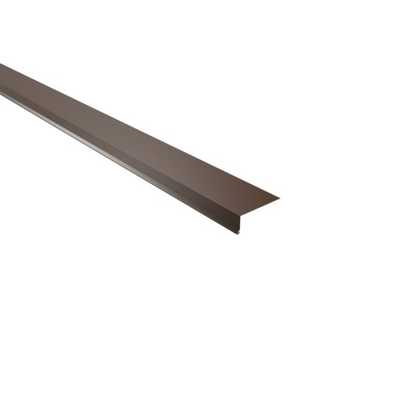 Traufenblech, 30x80 mm - 95° Stahl= 0,50 mm, 25µm Polyester/RSB