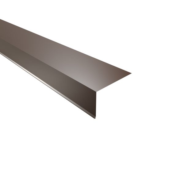 Traufenblech, 100x160 mm - 100° Stahl= 0,50 mm, 25µm Polyester/RSB