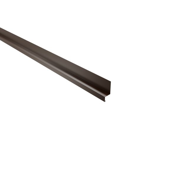 Sockelprofil, 50 x 25 x 20 x 15 mm - 100° Stahl= 0,50 mm, 25µm Polyester/RSB