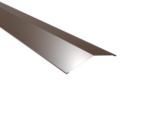 Firstblech, flach, 145x145 mm - 150° Stahl= 0,50 mm, 25µm Polyester/RSB