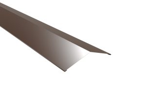 Firstblech, flach, 145x145 mm - 140° Stahl= 0,50 mm, 25µm Polyester/RSB