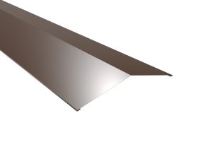Firstblech, flach, 198x198 mm - 150° Stahl= 0,50 mm, 25µm Polyester/RSB