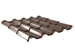 Typ Europal, RAL 8011-nussbraun D=0,50 mm, 25µm Polyester/RSB