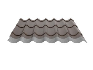 Typ 2/1060LV, RAL 8011-nussbraun D=0,50 mm, 25µm Polyester/RSB