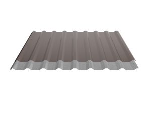 W-20/1100LR, RAL 8011-nussbraun D=0,50 mm, 25µm Polyester/RSB
