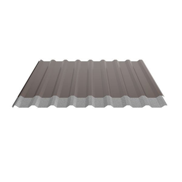 W-20/1100LR, RAL 8011-nussbraun D=0,50 mm, 25µm Polyester/RSB