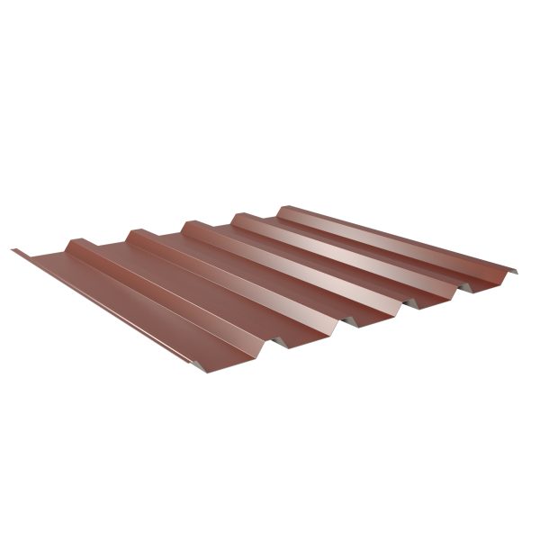 W-35/1035LR, RAL 8012-rotbraun D=0,50 mm, 25µm Polyester/RSB
