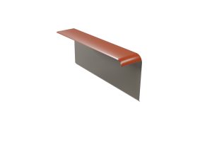 Ortgangwinkel Typ 2 Anfang rechts Stahl= 0,50 mm, 25µm Polyester/RSB
