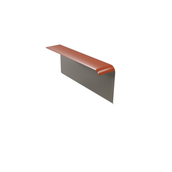 Ortgangwinkel Typ 2 Anfang rechts Stahl= 0,50 mm, 25µm Polyester/RSB