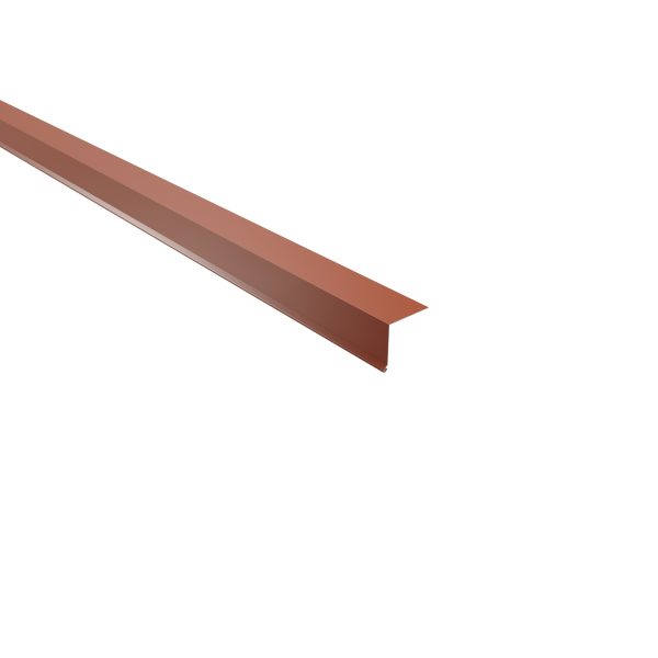 Traufenblech, 50x50 mm - 95° Stahl= 0,50 mm, 25µm Polyester/RSB