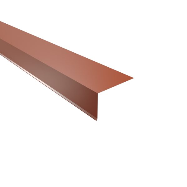Traufenblech, 100x160 mm - 95° Stahl= 0,50 mm, 25µm Polyester/RSB