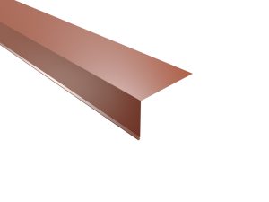 Traufenblech, 100x160 mm - 100° Stahl= 0,50 mm, 25µm Polyester/RSB