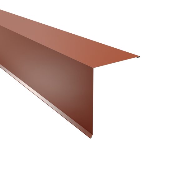 Pultabschluß, 250x200 mm - 90° Stahl= 0,50 mm, 25µm Polyester/RSB