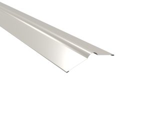 Firstbleche, flach, 140x140 mm 25µm Polyester, RAL 9010-reinweiß
