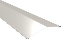 Firstblech, flach, 198x198 mm - 150° Stahl= 0,50 mm, 25µm Polyester/RSB