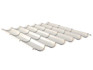 Typ 2/1060, RAL 9010-reinweiß D=0,50 mm, 25µm Polyester/RSB