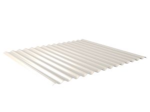 W-1/1064LK, RAL 9010-reinweiß Profil 76/18-Sinus, D=0,50 mm, 25µm Polyester/RSB