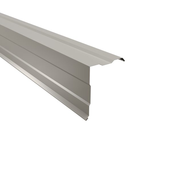 Ortgangwinkel, gesickt, 210x160 mm - 90° Stahl= 0,50 mm, 25µm Polyester/RSB