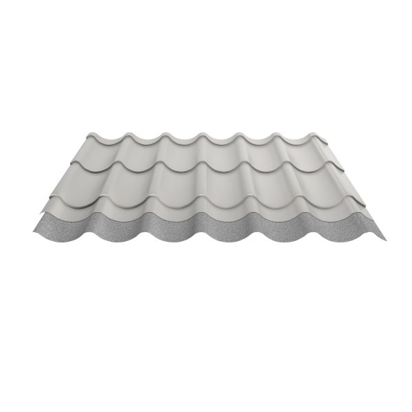 Typ 2/1060, RAL 9002-grauweiß D=0,50 mm, 25µm Polyester/RSB