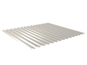 W-1/1064LV, RAL 9002-grauweiß Profil 76/18-Sinus, D=0,50 mm, 25µm Polyester/RSB
