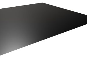 Flachbleche, RAL 9005-tiefschwarz D=0,50 mm, 25µm Polyester/RSB