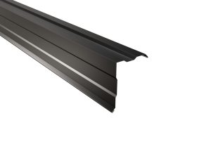 Ortgangwinkel, gesickt, 160x115 mm - 90° Stahl= 0,50 mm, 25µm Polyester/RSB